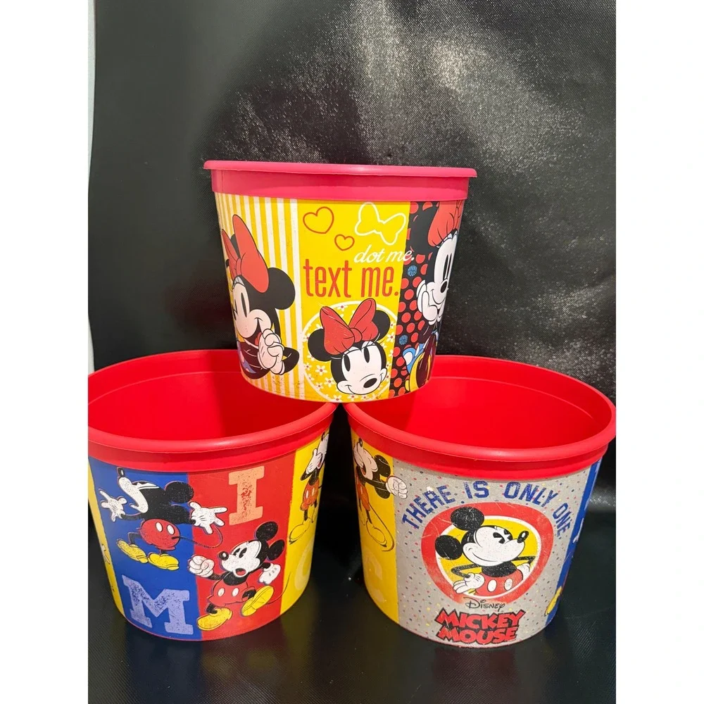 Disney Mickey Mouse Pop Secret Popcorn Bucket Party‎ Favors 3 Piece Set